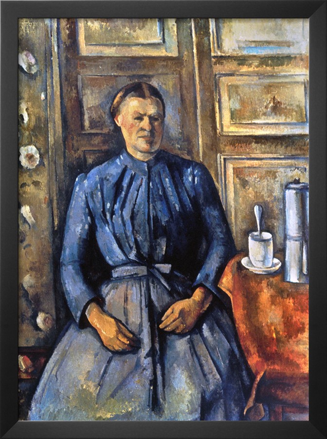 Woman, 1890-95 - Paul Cezanne Painting